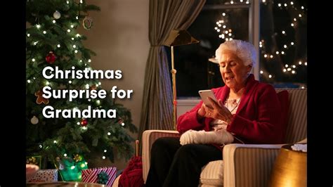 An Unexpected Christmas Surprise For Grandma Youtube