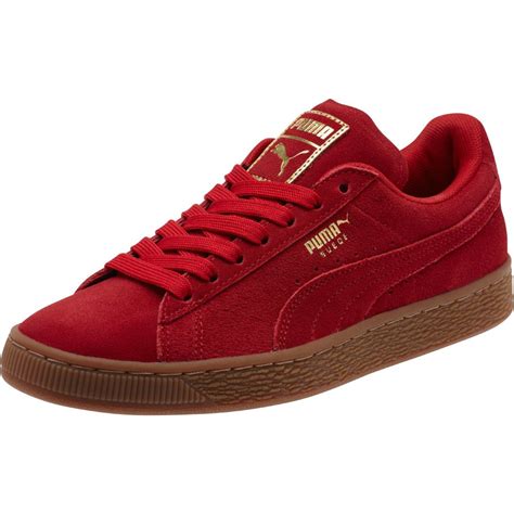 Puma Suede Classic Gold Womens Sneakers