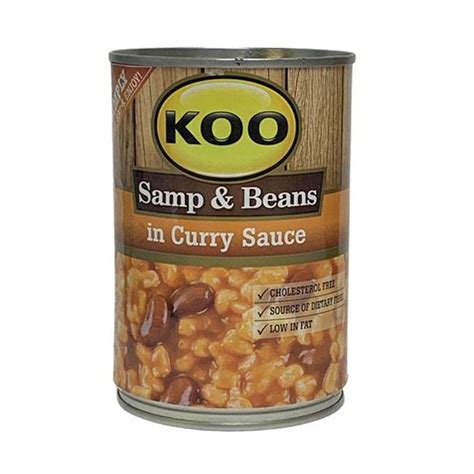 Koo Samp And Beans In Curry Sauce 400g Can Sedo Snax
