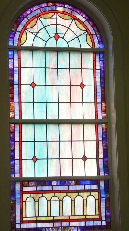 Stained Glass Windows At Smith Grove Baptist Church In Colfax NC