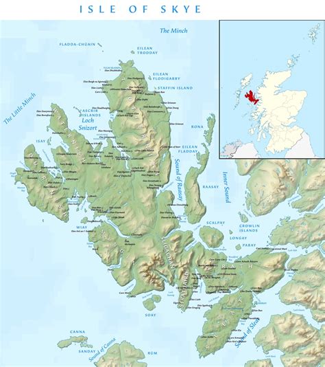 Skye Island Map
