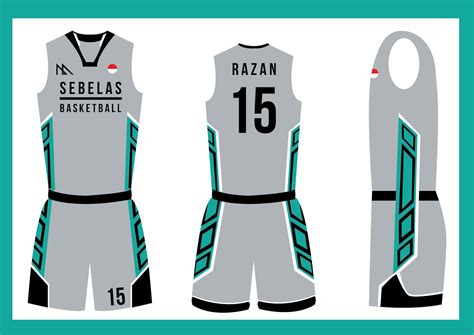 Cara desain baju bola, basket. Desain Jersey Basket SMP 11