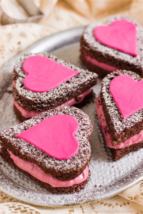 Heart shaped cake from round pan. Mini Naked Chocolate Cake Hearts - Small Individual Heart ...
