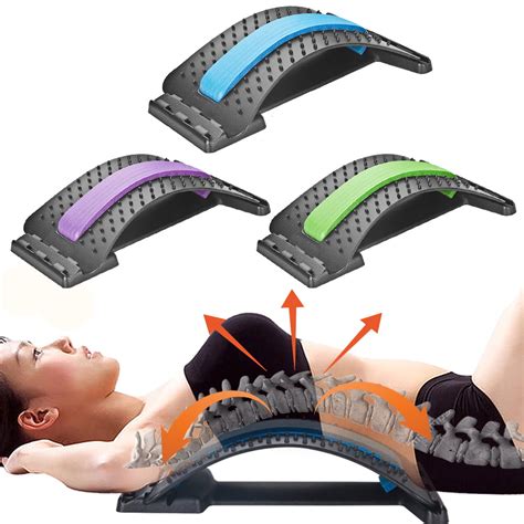 Back Stretching Deviceback Massager For Bed And Chair And Carmulti Level