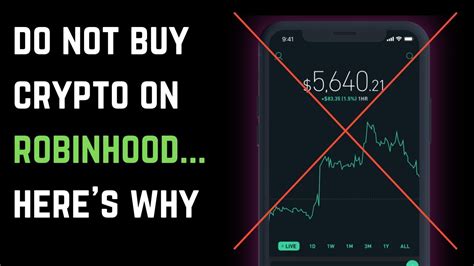Before i continue, incase you are worried about wha. Robinhood Cryptocurrency Is A Bad Idea...Here's Why - YouTube
