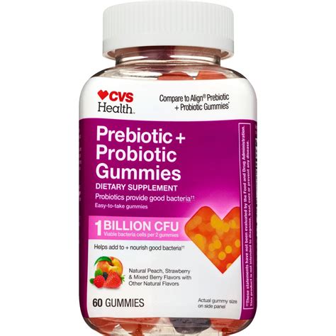 CVS Health Prebiotic + Probiotic Gummies, 60 CT | Pick Up In Store