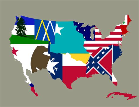 Flag Map Of North America 1905 Alternatehistory