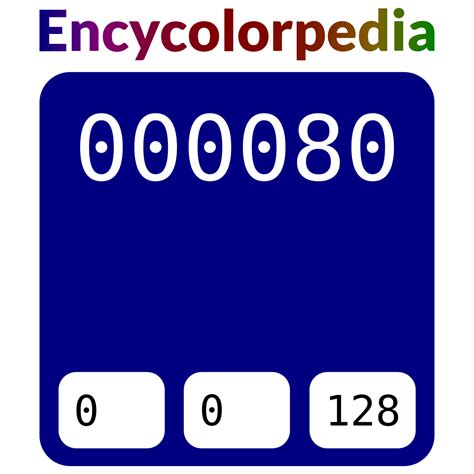 Navy Navy Blue Caparol 2360 000080 Hex Color Code Color Coding