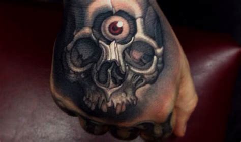 3d Skull Tattoo Designs Best 3d Tattoos Awesome