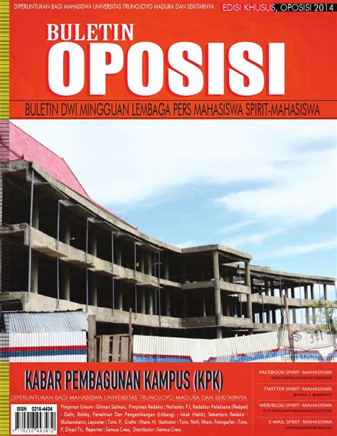 Buletin Oposisi Edisi Khusus By LEMBAGA PERS MAHASISWA SPIRIT MAHASISWA Issuu