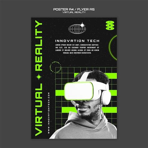 Free Psd Virtual Reality Poster Template