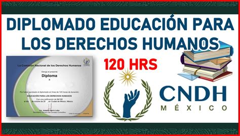 Diplomado Educación Para Los Derechos Humanos Cndh 120 Hrs 2022 2023 🥇 2022