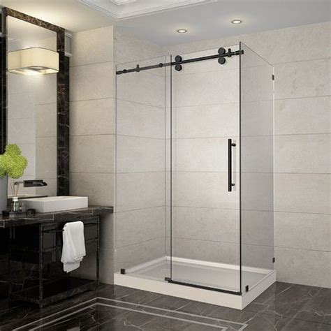 found it at wayfair langham 48 x 35 x 77 5 completely frameless sliding shower enclosure