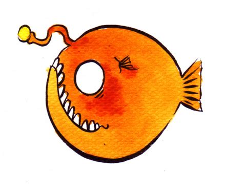 Cute Cartoon Angler Fish Images And Pictures Becuo