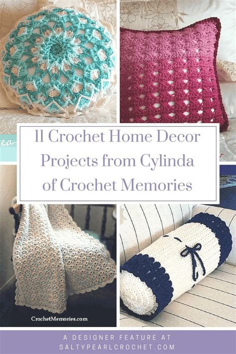 11 Crochet Home Decor Patterns With Cylinda Of Crochet Memories Salty