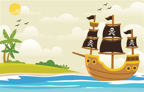 Pirate Ship Vector Art Icons And Graphics For Free Download