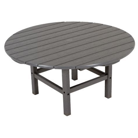 Cast aluminum 60 round outdoor dining table, created for macy's. POLYWOOD® 48 inch Round Dining Table | RT248