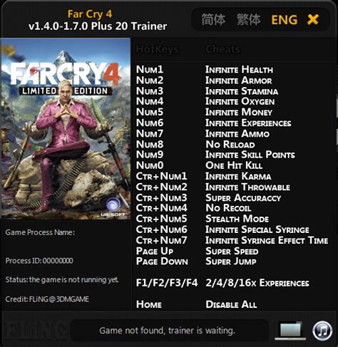 Trainer (+18) 1.0 {fling} free download. 1Z1: Far Cry 4 v1.4.0 - 1.7.0 Trainer +20