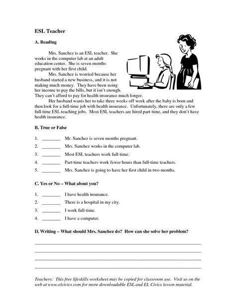 12 Best Images Of Money Worksheets For Esl Adults English Money