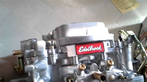 Unboxing Edelbrock 1405 Carburetor Youtube
