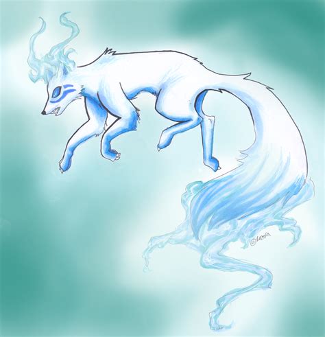 Fox Spirit Blue By Takechi Neko On Deviantart