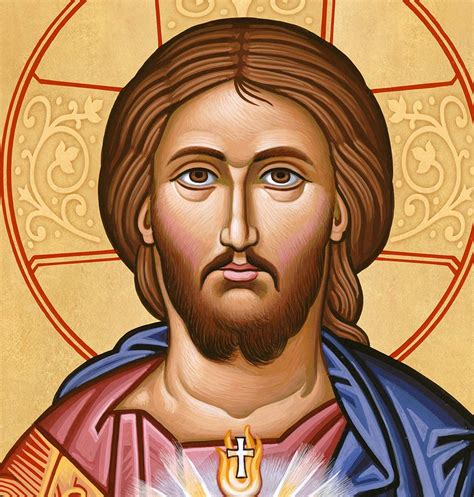 Monastery Icons Sacred Heart Of Jesus Mounted Plaque Icon Reproduction