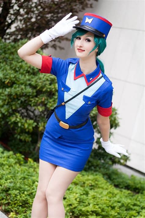 Super Cosplay Girls Officer Jenny From Pokemon