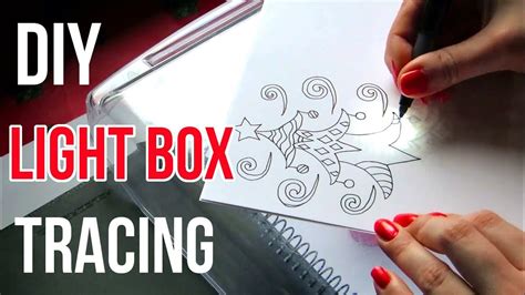 Diy Light Box Tracing Art Tips Youtube