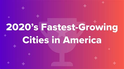 2020s Fastest Growing Cities In America Youtube