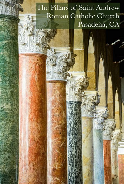 Saint Andrews Roman Catholic Church Marble Pillars Elegant Music