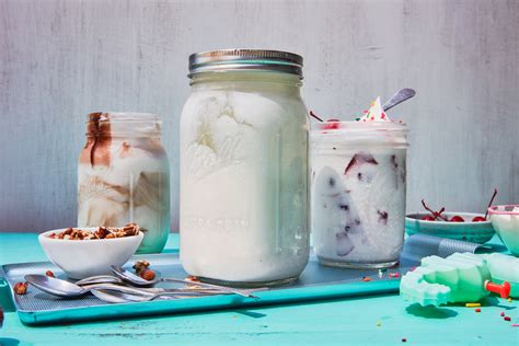 No Churn Ice Cream How To Make It In A Mason Jar Epicurious