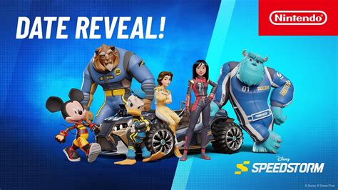 Disney Speedstorm Release Date Reveal Trailer Nintendo Switch Youtube