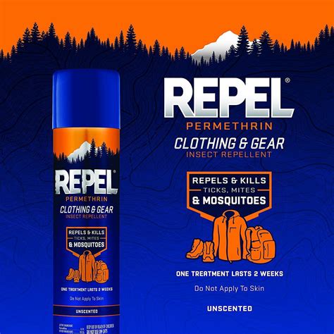 Repel Permethrin Clothing And Gear Insect Repellent Aerosol 65 Ounce