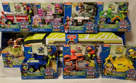 Paw Patrol Jungle Resue Paw Patroller W 8 Figures And Vehicles Limited