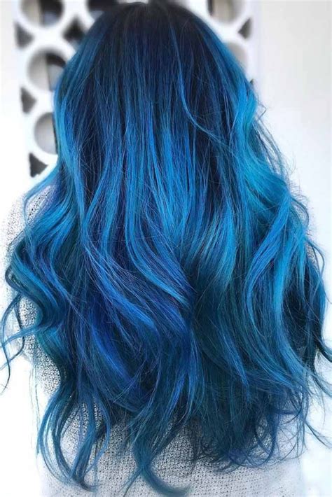 53 Tasteful Blue Black Hair Color Ideas To Try In Any Season Hair