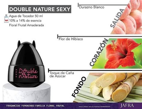 Jafra Double Nature Sexy Agua De Tocador 50 Ml Original Mercadolibre