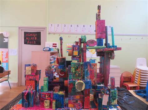Construisons Notre Ville La Maternelle Artiste Plasticienne