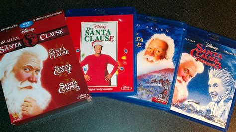 The Santa Clause Trilogy Collection Blu Ray Unboxing 199420022006
