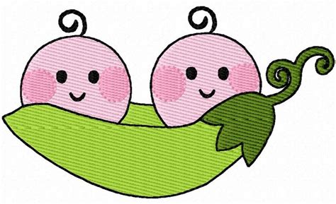 Two Peas In A Pod Clip Art Clipart Best
