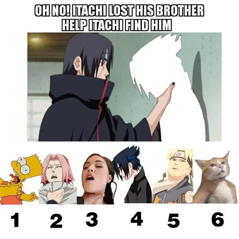 Itachi Needs Your Help Sasuke Choke Edits Funny Naruto Memes