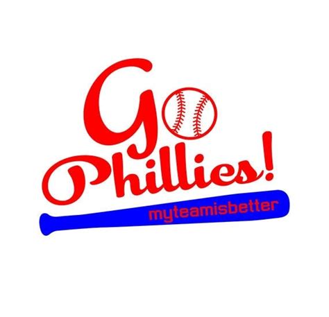 Go Phillies Svg Sport Files Baseball  Clipart Svg By Gosvg