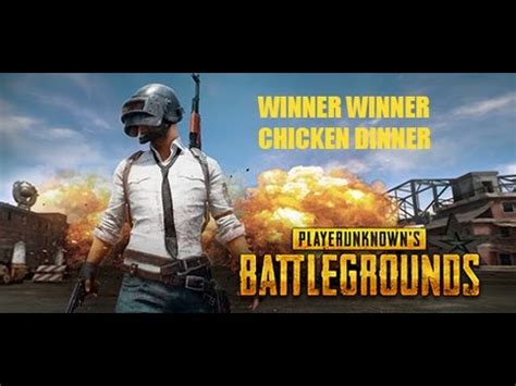 Winner Winner Chicken Dinner Pubg Youtube