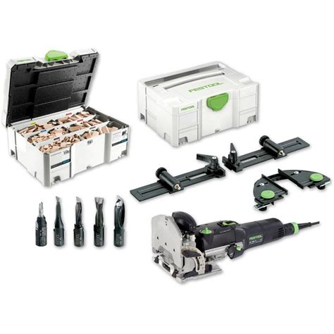 Festool Domino Df 500 Q Set Jointer And Assortment 1060 Package Deal