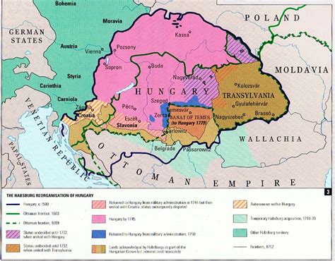 The Habsburg Reorganization Of Hungary Map Hungary Historical Maps My