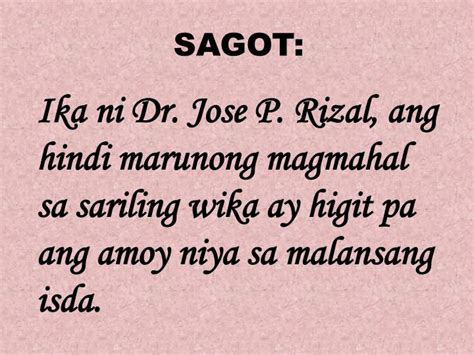 😝 Sa Aking Mga Kababata Poem Rizals Intellectual Legacy In Selected