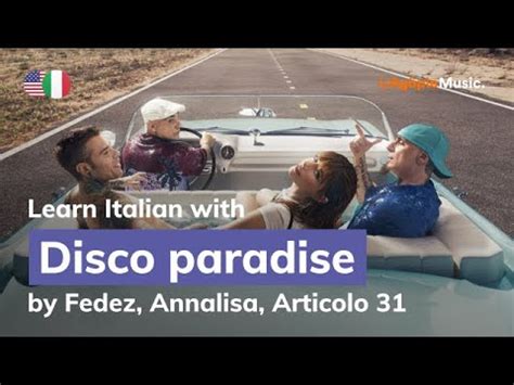 Fedez Annalisa Articolo Disco Paradise Lyrics Testo English