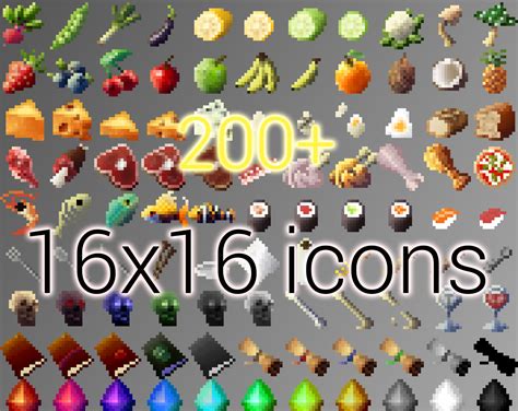 16x16 Items And Icons By Loskyy