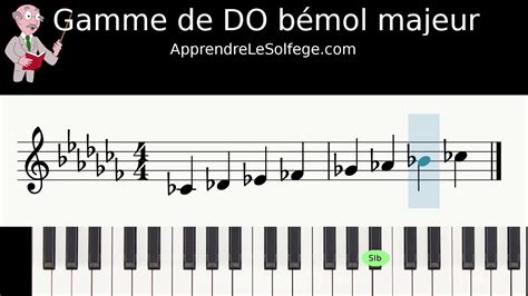 Gamme De Do Bémol Majeur Apprendre Le Solfège Akkorde Chordify
