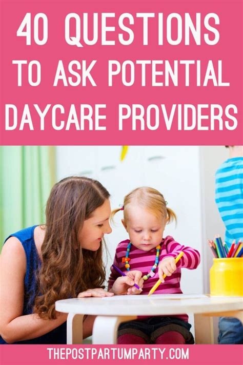 40 Questions To Ask Daycare Providers Artofit