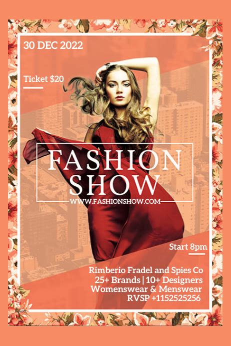 Fashion Show Poster Template Postermywall